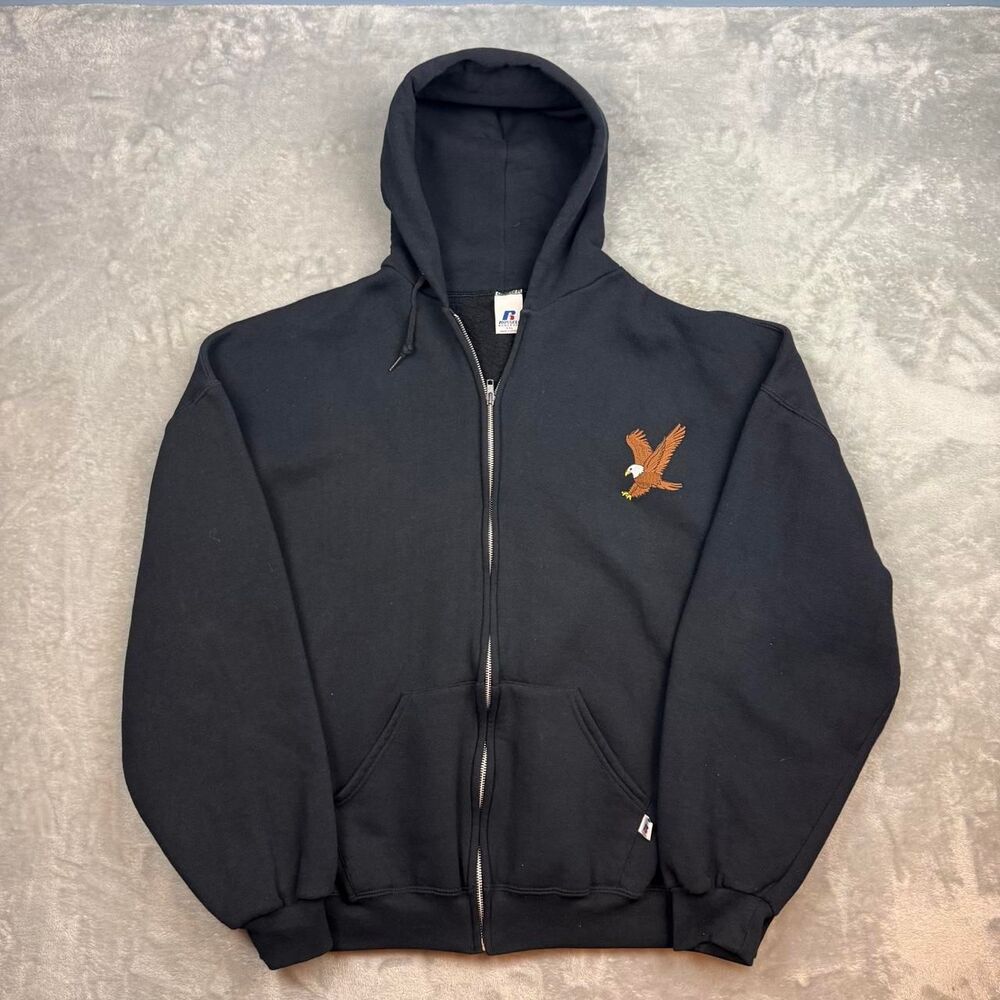 Russell-athletic Men's Black Hoodie